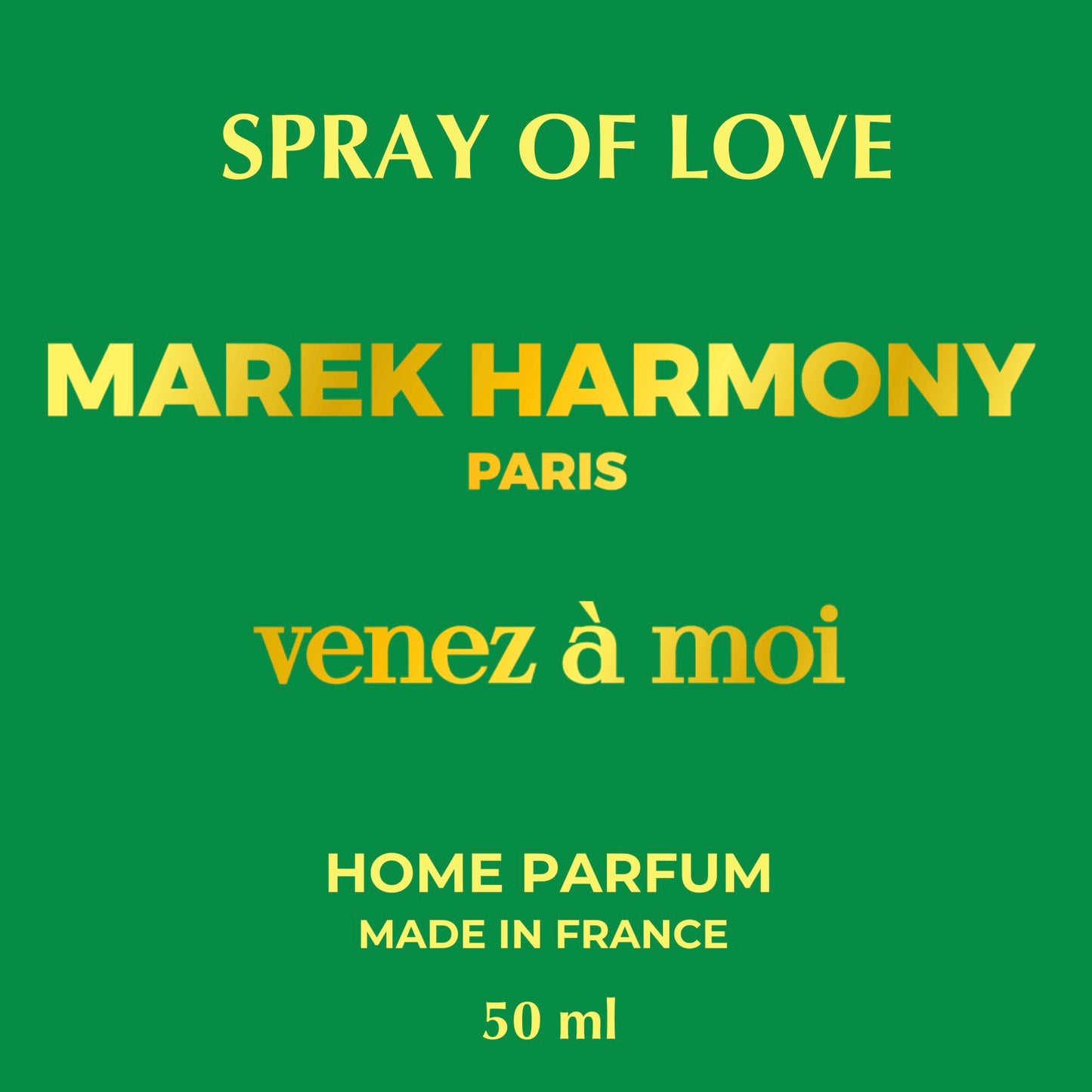 SPRAY OF LOVE - VERT - Parfum d'ambiance