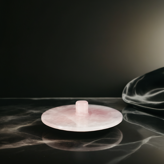 Rose Quarz Crystal Jar Lid