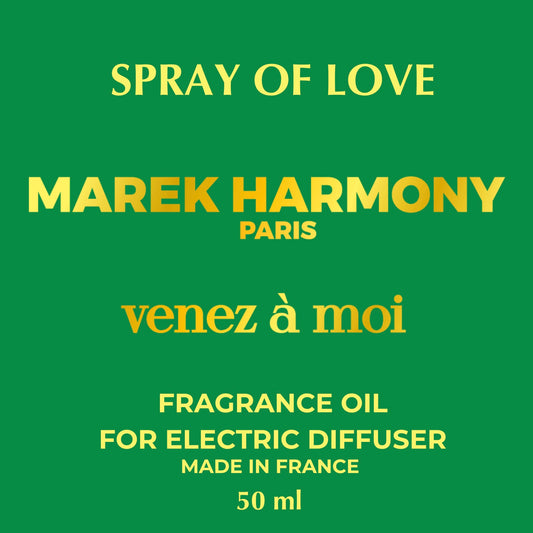 SPRAY OF LOVE GREEN - Fragrance Oil for Electric Diffuser